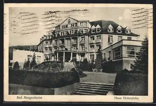 AK Bad Mergentheim, Kurhaus Hohenlohe