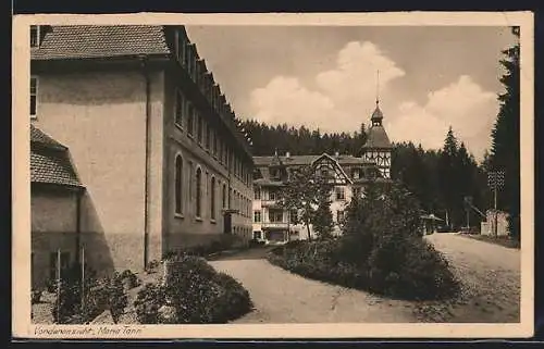 AK Kirnach, Mutterhaus der Schulbrüder Maria-Tann, Voderansicht