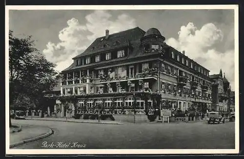 AK Bad Dürrheim, Park-Hotel Kreuz