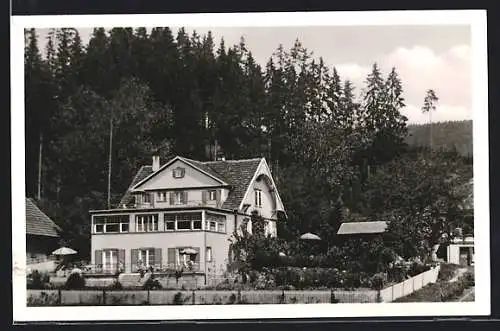 AK Saig über Lenzkirch, Pension Villa Daheim