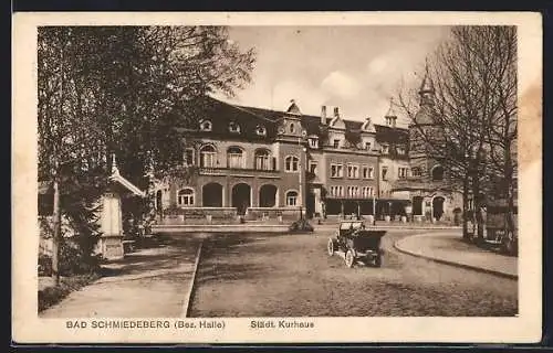 AK Bad Schmiedeberg /Bez. Halle, Städtisches Kurhaus