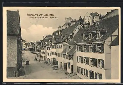 AK Meersburg, Hauptstrasse in der Unterstrasse