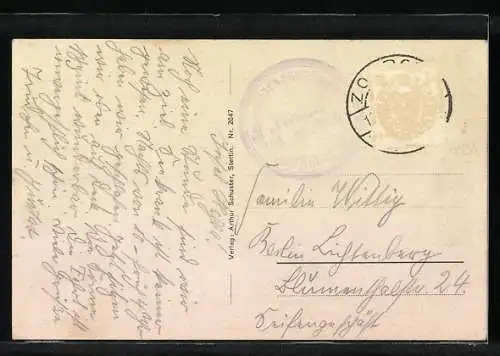 AK See-Motor-Schnellschiff Preussen auf Fahrt