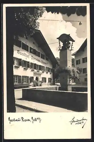 AK Zell am Ziller, Das Gasthaus Riesen