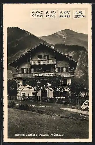 AK Krimml, Gasthof und Pension Waldhaus