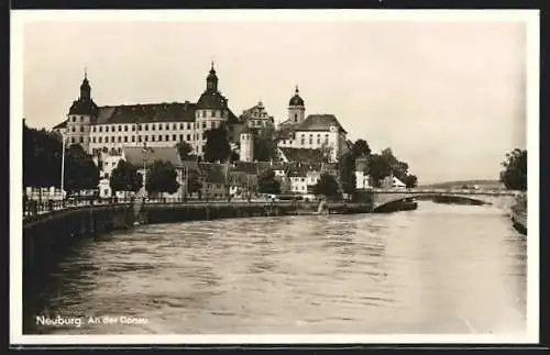 AK Neuburg / Donau, Teilansicht