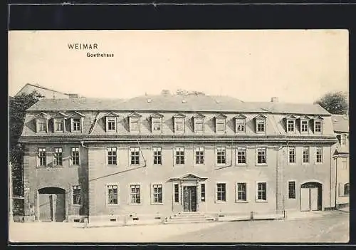 AK Weimar / Thüringen, Goethehaus