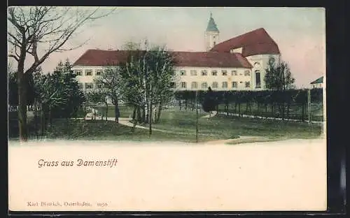 AK Osterhofen / Donau, Blick auf das Damenstift