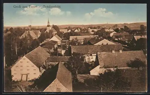 AK Tauer / Cottbus, Teilansicht aus der Vogelschau