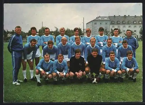 AK München, TSV-München, Lizenz-Spieler-Abteilung 1969 /1970, Fussballteam-Gruppenfoto