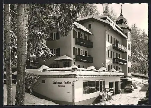 AK Tegernsee, Hotel Gästehaus Fackler mit Hallenbad