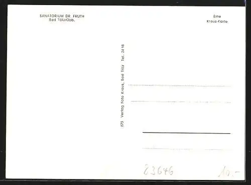 AK Bad Tölz, Sanatorium Dr. Fruth