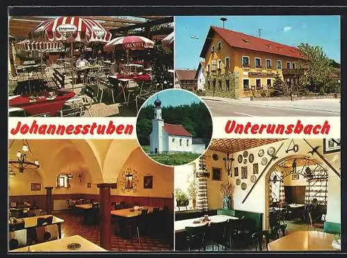 AK Unterunsbach, Hotel-Cafe Johannesstube