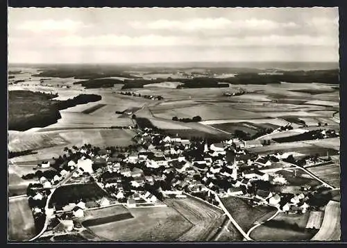 AK Hohenthann / Landshut, Gesamtansicht aus der Vogelschau