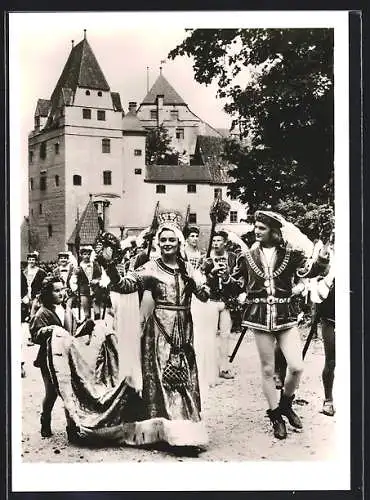 AK Landshut / Isar, historisches Fest: Landshuter Fürstenhochzeit 1475