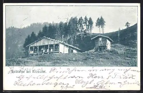 AK Kitzbühel, Seidlalpe mit Berggasthaus