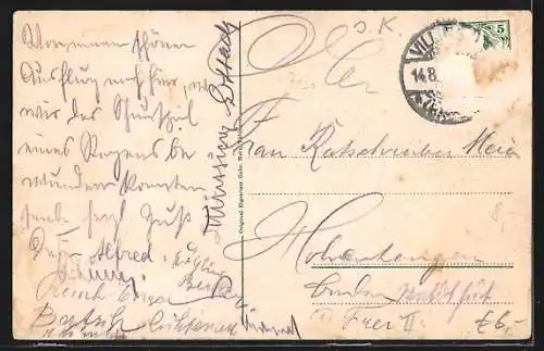 AK Villingen / Schwarzwald, Blick in die Niedere Strasse