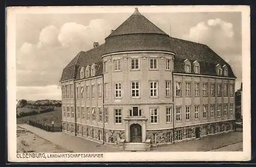 AK Oldenburg / Oldenburg, Landwirtschaftskammer mit Steinmosaik