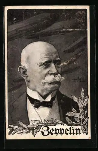 AK Graf Zeppelin Portrait