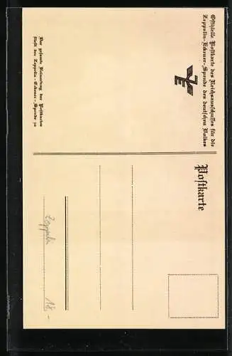 AK Portrait Graf Zeppelin, Eckener Spende