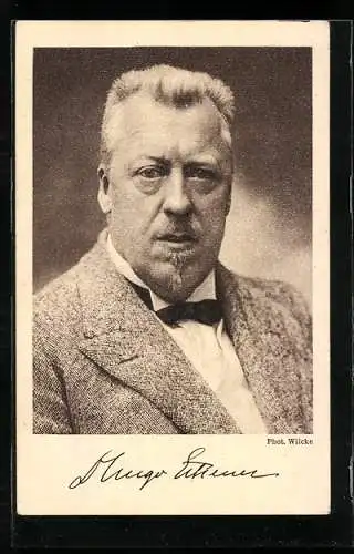 Foto-AK Portrait Hugo Eckener - Eckener Spende