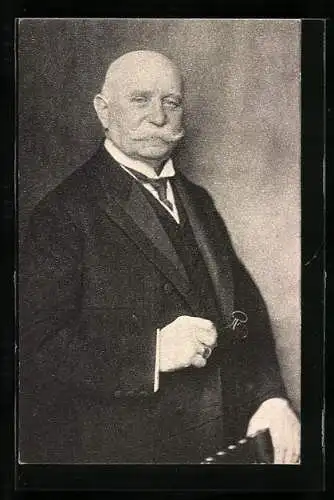 AK Graf Zeppelin im Anzug mit Zwicker