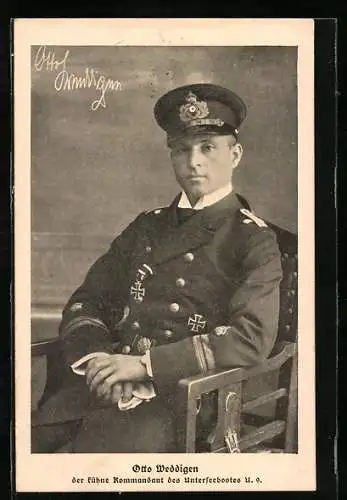 AK Otto Weddigen, der kühne Kommandant des U-Bootes U 9