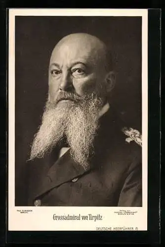 AK Grossadmiral von Tirpitz - Portrait