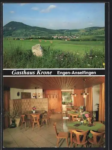 AK Engen-Anselfingen, Gasthaus Krone von Gerhard Häusler