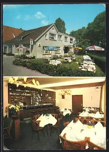AK Bad Zwischenahn, Restaurant am Kurpark mit Innenansicht