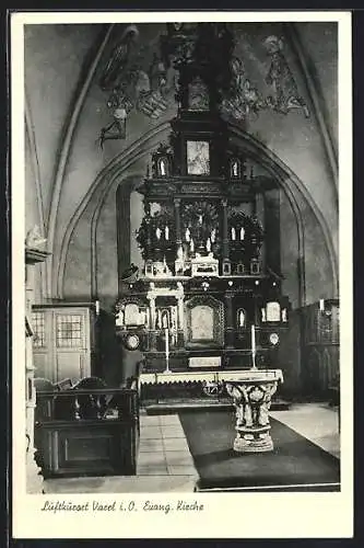 AK Varel i. O., Innenansicht der Evang. Kirche