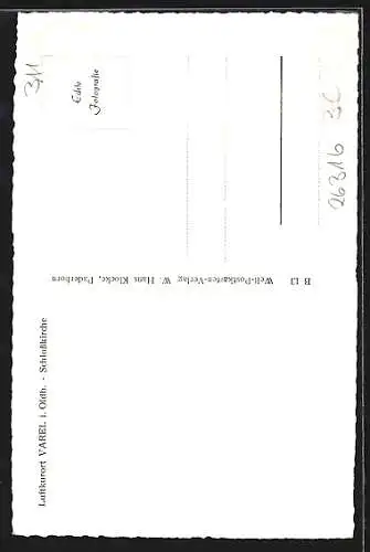 AK Varel i. Oldb., Ansicht der Schlosskirche