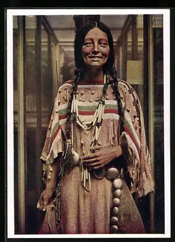 AK Karl May-Museum zu Radebeul, Gestalt einer jungen Schwarzfuss-Indianerin