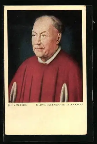 AK Portrait von Kardinals Della Croce Jan van Eyck