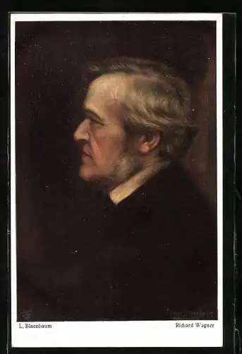 AK Richard Wagner im dunklen Anzug