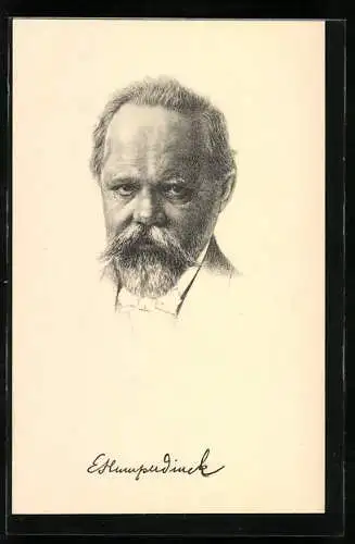 Künstler-AK Der Komponist Engelbert Humperdink im Portrait