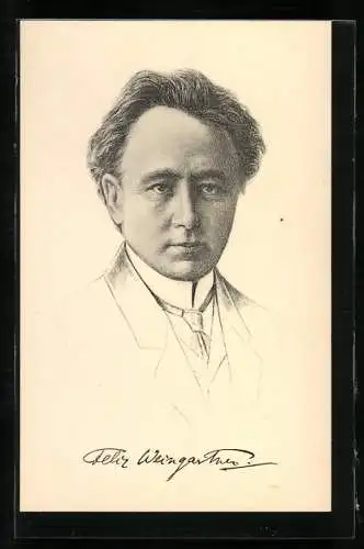 Künstler-AK Der Komponist Felix von Weingartner im Portrait