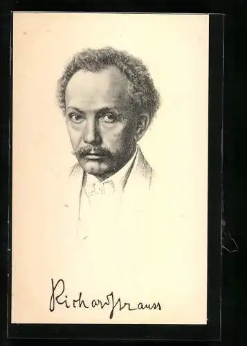 AK Portrait Komponist Richard Strauss