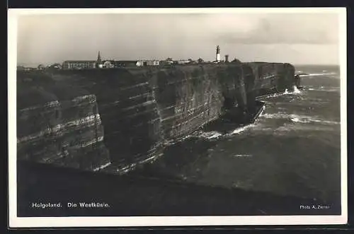 AK Helgoland, Die Westküste
