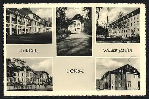AK Wildeshausen i. Oldbg., Heilstätte, Mehrfachansicht