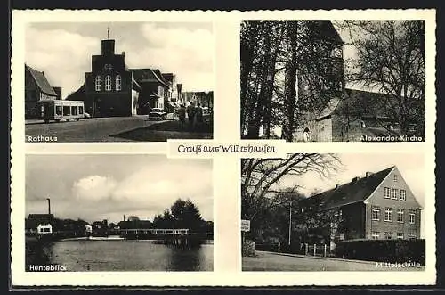 AK Wildeshausen, Rathaus, Hunteblick, Mittelschule