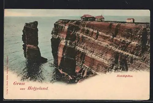 AK Helgoland, Partie an der Nordspitze