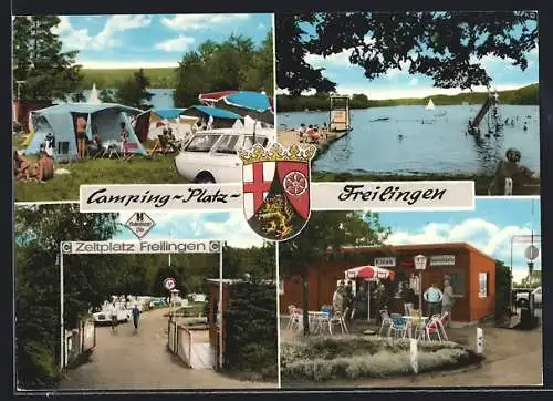 AK Freilingen /Westerwald, Camping-Platz am See