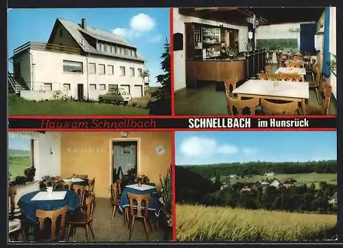 AK Schnellbach / Hunsrück, Gasthaus und Pension Haus am Schnellbach