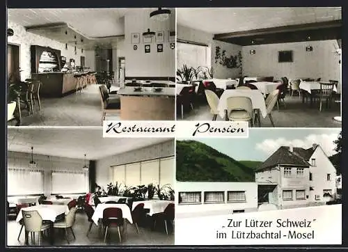 AK Lütz /Mosel, Restaurant-Pension Zur Lützer Schweiz, Bes. H. Loroff