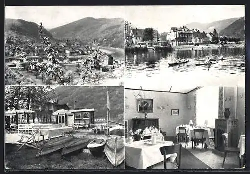 AK Nievern /Lahn, Hotel Lahneck, Bes. C. Lüning und Frau