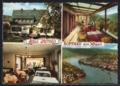 AK Boppard am Rhein, Gasthaus Thomas, Bes. Jos. Thomas
