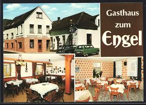 AK Fachbach /Bad Ems, Gasthaus zum Engel, Bes. M. Wagner