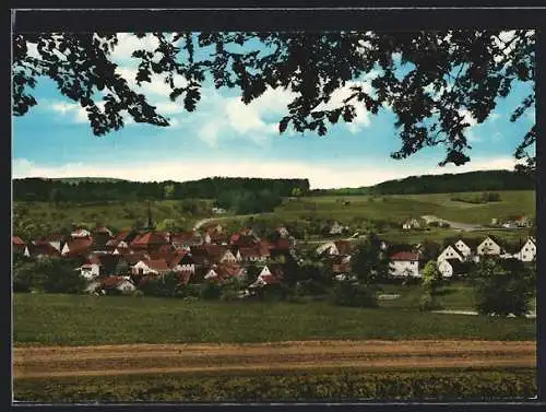 AK Wittershausen, Panoramablick auf den Ort