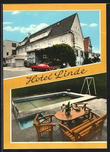 AK Berkheim / Esslingen, Hotel Linde, Besitzer H. Otto
